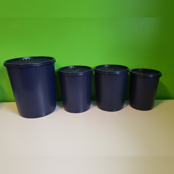Tupperware 4-pc Decorator Canister Set - Picture 2 of 5